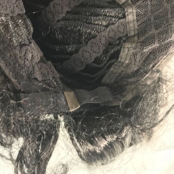 Wig Medium Black Messy Medium Bob Halloween Costume Dress Up Cosplay - Picture 8 of 8